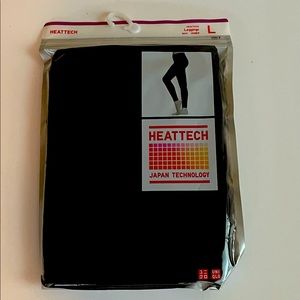 Uniqlo Heattech Black Leggings NWT size L